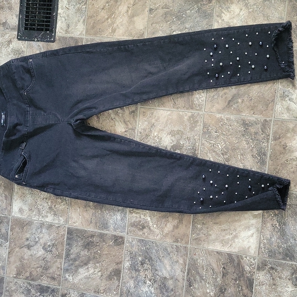 Cute tummy control bling jeans sz 6